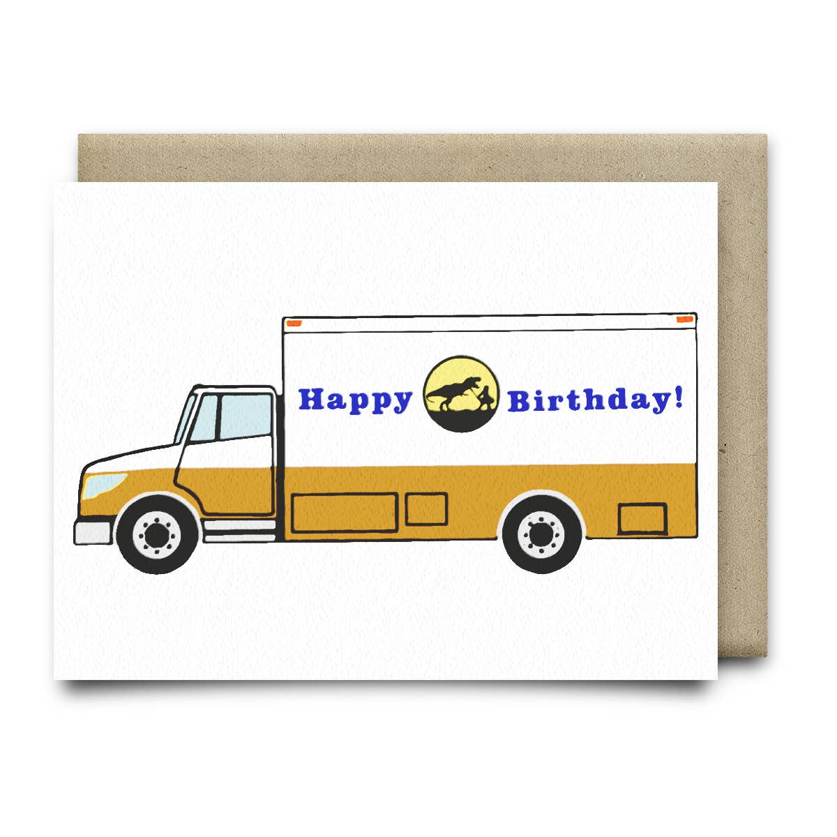 Happy Birthday Ice Cream Truck Card