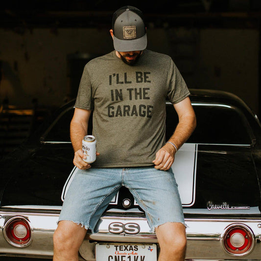 I'll be In the Garage Men's Shirt, Father's Day Tee