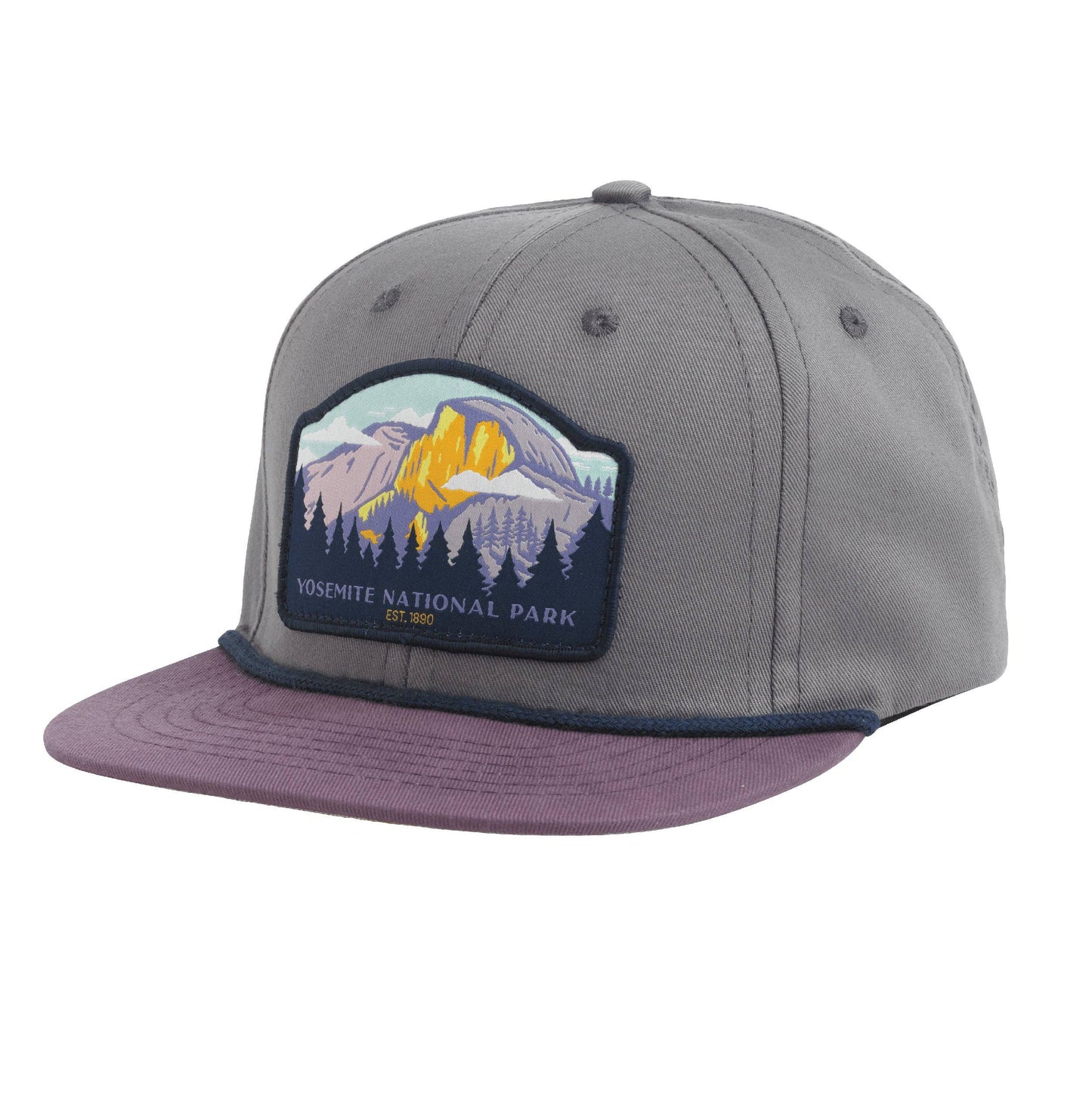 Yosemite National Park Hat: Gray/Lilac